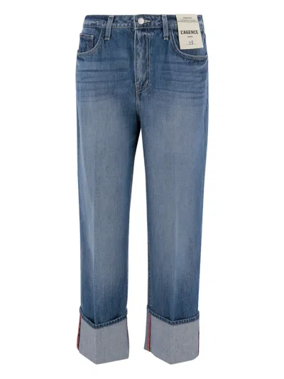 L'AGENCE LOGO-PATCH JEANS
