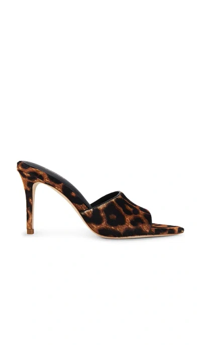 L Agence Lolita Vii In Leopard Calf Hair