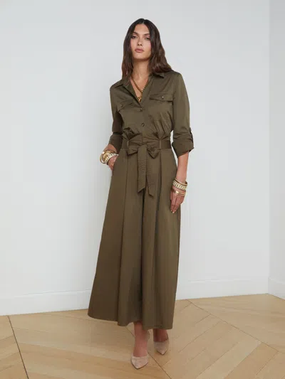 L Agence Lowen Pant In Pine