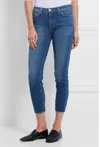 L AGENCE MARCELLE FRENCH SLIM FIT JEANS IN AUTHENTIQUE