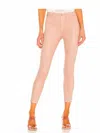 L Agence Margo Skinny Jeans In Petal Coated In Multi
