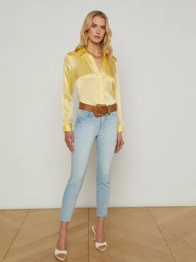 L Agence Margot Cropped Skinny Jean In Porter