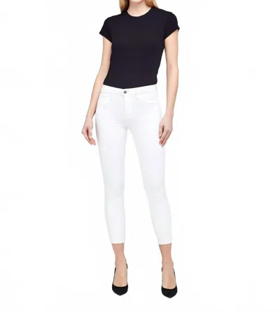 L'agence Margot High-rise Skinny Jean In Blanc In White