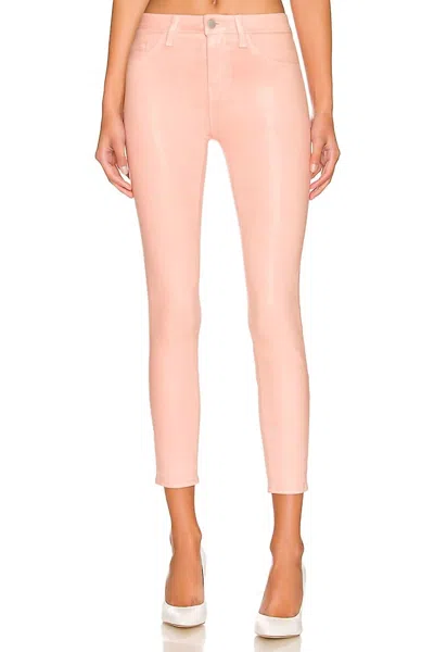 L Agence Margot High Rise Skinny Jeans In Dusty Pink