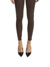 L AGENCE MARGOT SKINNY JEANS IN COCOA COATED