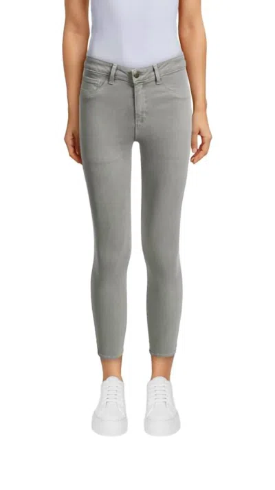 L Agence Margot Skinny Jeans In Grey