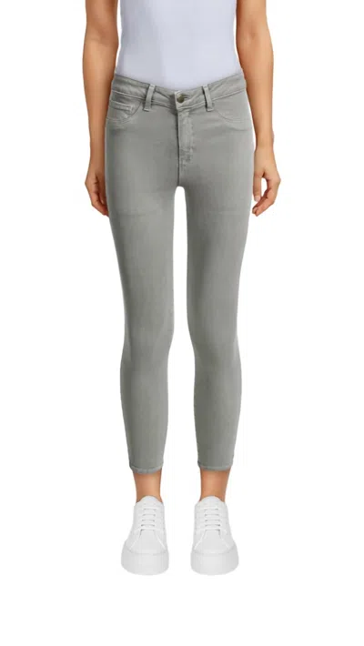 L Agence Margot Skinny Jeans In Marsh In Grey