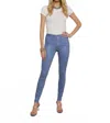 L'agence Marguerite Coated Skinny Jeans In Wild Wind In Blue