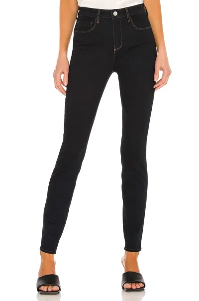 L Agence Marguerite High Rise Skinny Jean In Ink In Black