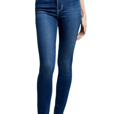 L Agence Marguerite High-rise Skinny Jeans In Blue