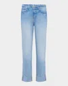 L Agence Maribel High Rise Straight Cuff Jeans In Fontana In Fontana