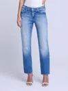 L AGENCE MARJORIE MR. SLOUCH JEANS IN BALBOA