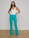 L Agence Selma Baby Bootcut Jean In Green Jasper In Green