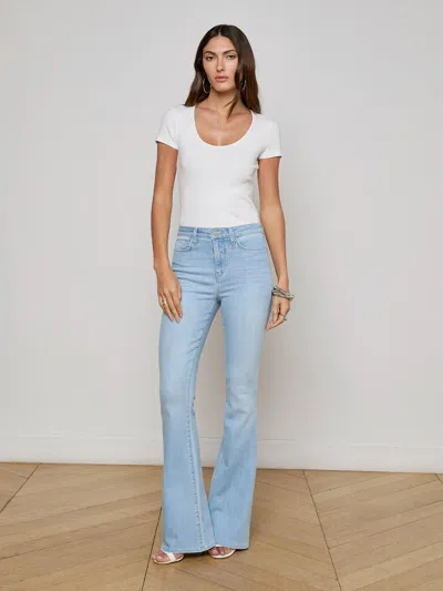L Agence Marty Flare Jean In Cruz