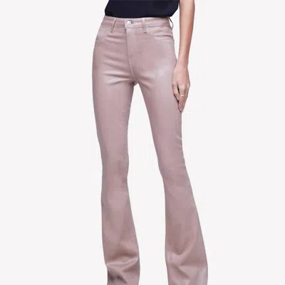 L Agence Marty High Rise Flare Jean In Pink