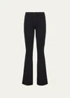 L Agence Marty High Rise Flare Jeans In Black