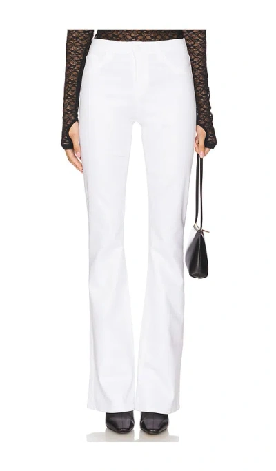 L Agence Marty High Rise Flare Jeans In White