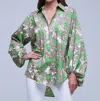 L Agence Mickey Tunic Blouse In Multi