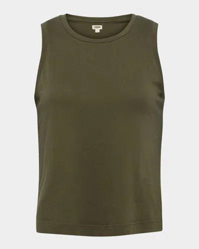 L Agence Mikaela Tank Top In Green