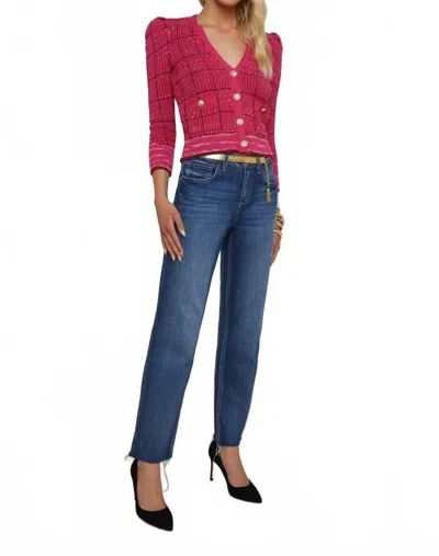L Agence Milana Low Rise Stovepipe Jeans In Arco In Multi