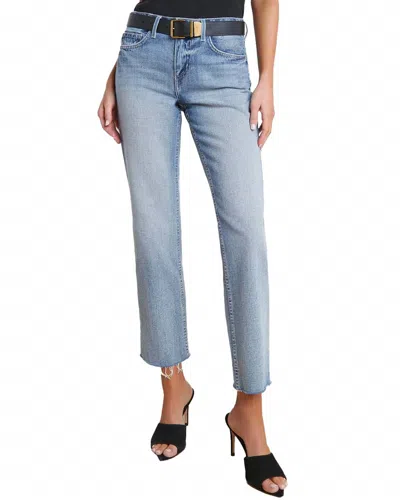 L Agence Milana Low Rise Stovepipe Jeans In Ravine In Multi