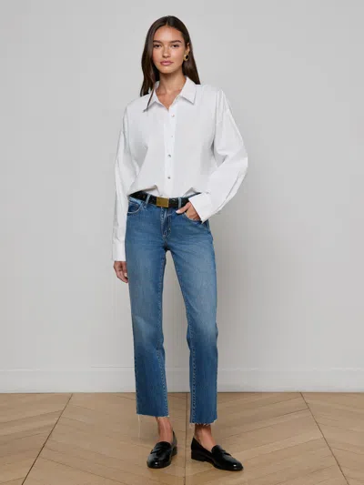 L Agence Milana L/r Stovepipe In Blue