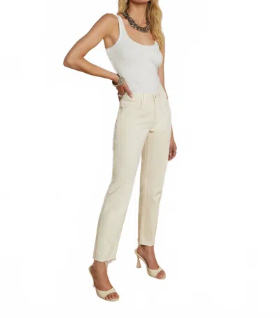 L Agence Milana Slouchy Stovepipe Jean In French Vanilla In Neutral