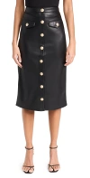 L AGENCE MILANN MIDI SKIRT BLACK