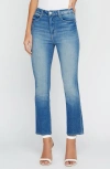 L Agence Women's Mira Stretch High-rise Crop Boot-cut Jeans In Cowan
