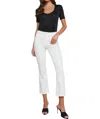 L'agence Marjorie Mid-rise Slim Straight Jeans In White