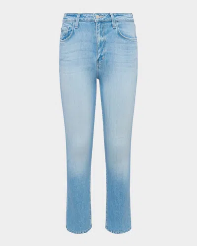 L Agence Mira Ultra High Rise Cropped Micro Bootcut Jeans