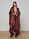 L'agence Naoko Poncho In Burgundy