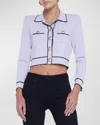 L AGENCE NEO CROPPED CARDIGAN