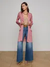 L Agence Neve Cardigan In Pink