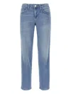 L Agence Nevia Five-pocket Jeans In Blue