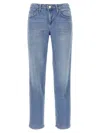 L Agence Nevia Five-pocket Jeans In Blue