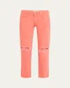 L Agence Nevia Low-rise Slouchy Straight Jeans In Neutral