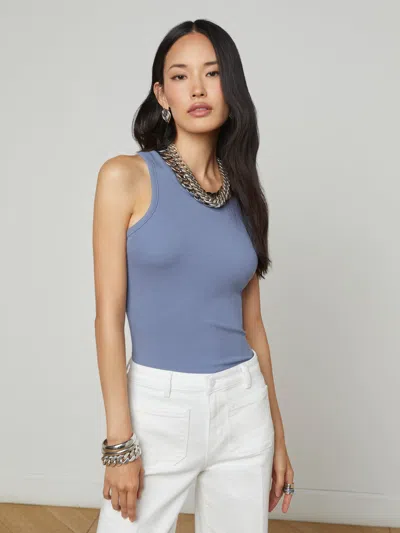 L'agence Nia Ribbed Tank In Wild Wind