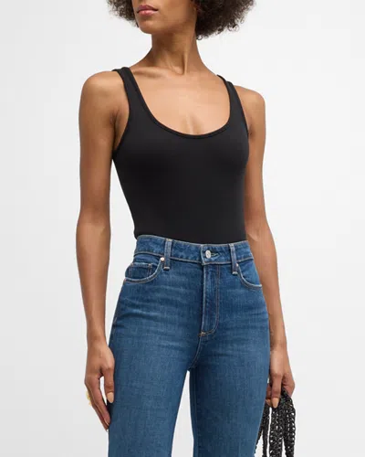 L AGENCE NICA SCOOP-NECK TANK BODYSUIT