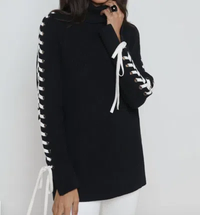 L Agence Nola Sweater In Navy In Blue