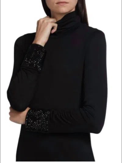 L Agence Nori Turtleneck In Black