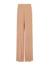 L Agence Nova Pleated Wide-leg Pant In Cappuccino