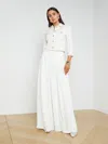 L'agence Nova Pleated Pant In White