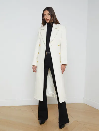 L'agence Olina Coat In Ivory