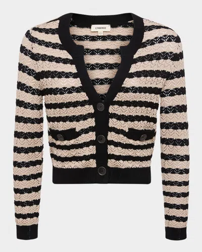 L'AGENCE ORLA POINTELLE KNIT CARDIGAN
