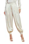 L Agence Palmer Elastic Pant In Creme Brulee In Multi