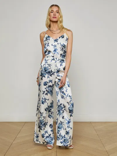 L Agence Pilar Silk Wide-leg Pant
