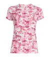 L Agence Ressi Short-sleeve Porcelain Tee In Pink