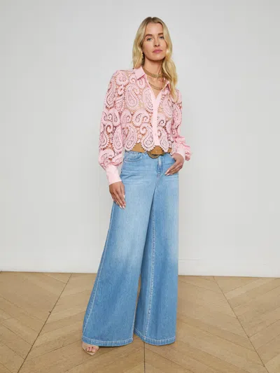 L Agence Quincy Wide-leg Jean