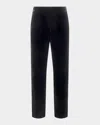 L'agence Rebel Velvet Trousers In Black